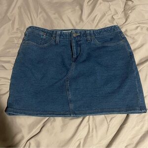 Denim Mini Skirt